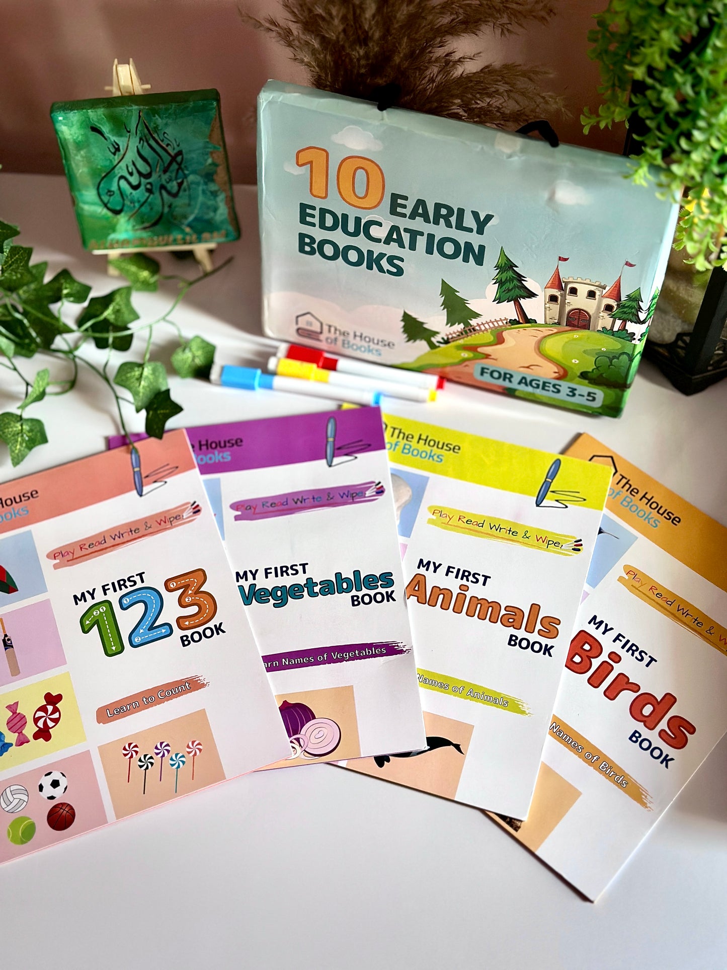 10 Write & Wipe Children Books Set