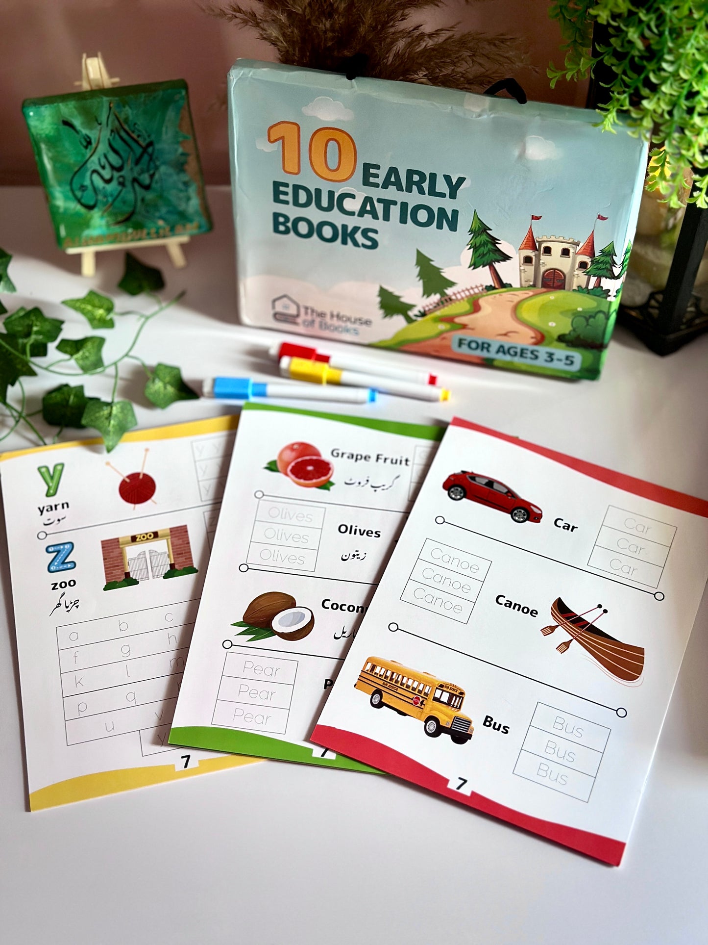 10 Write & Wipe Children Books Set