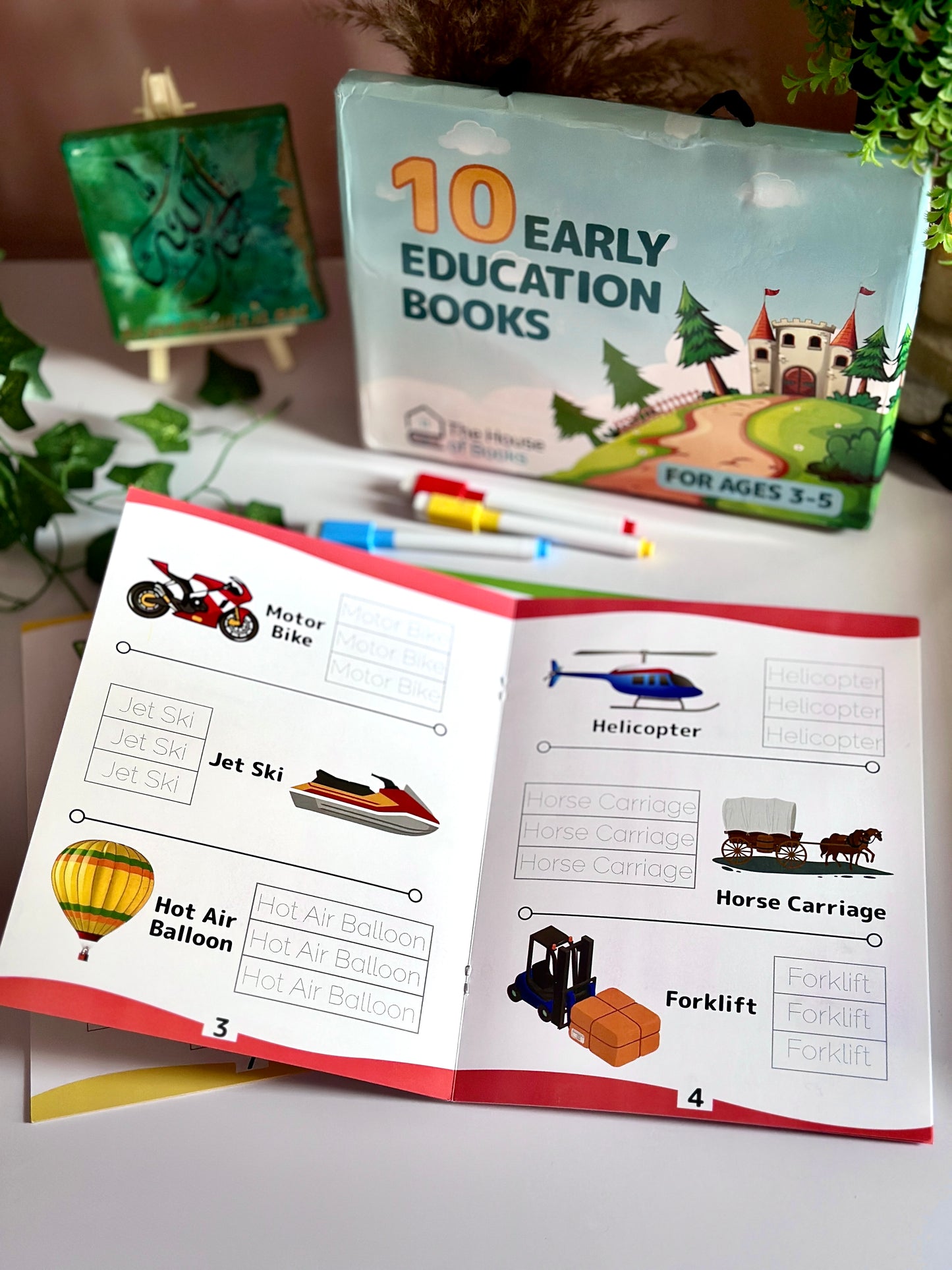 10 Write & Wipe Children Books Set