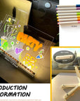 LED Glow Drawing Board for Kids
