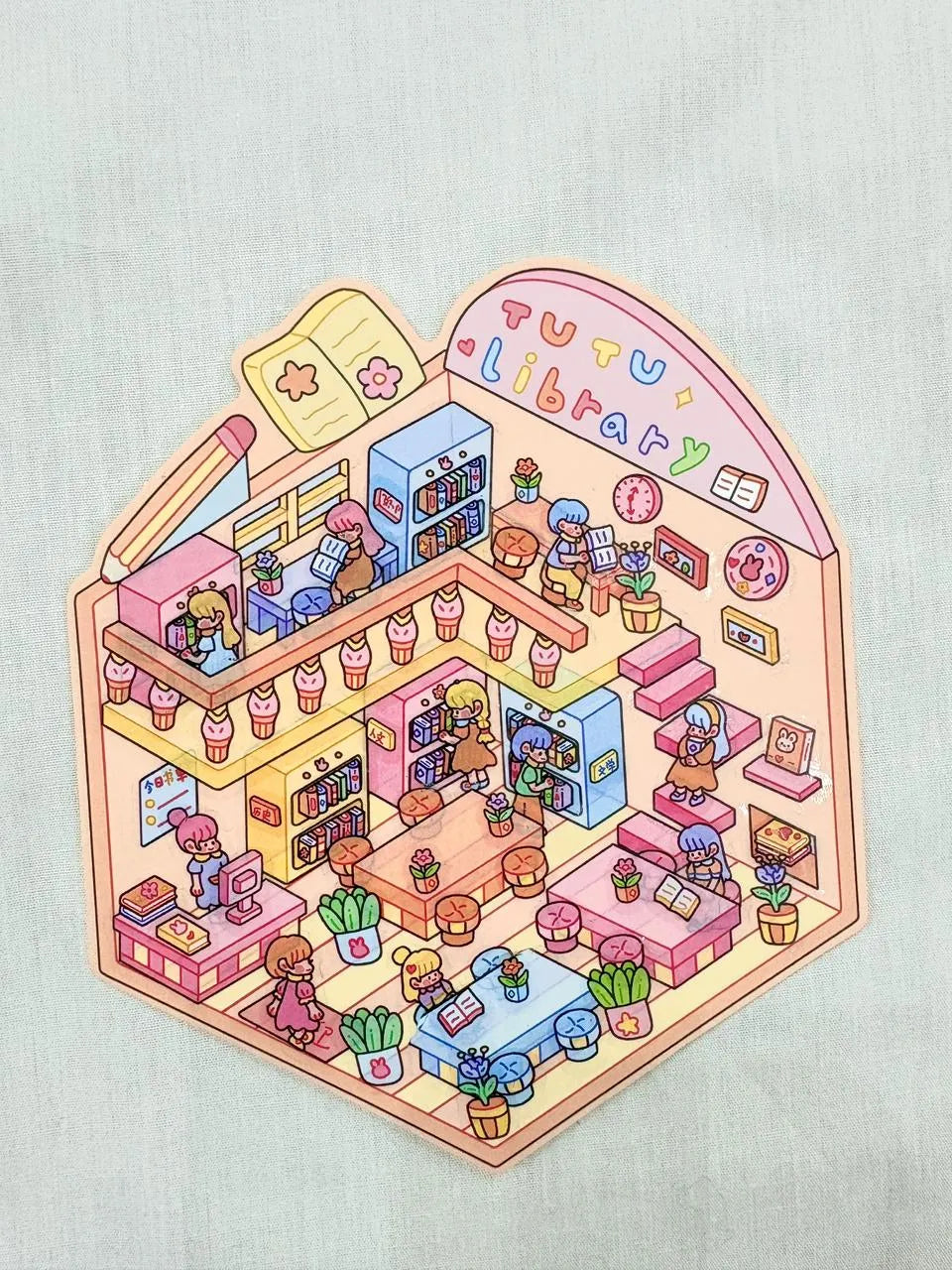 3D Miniature Cozy Sticker Kit