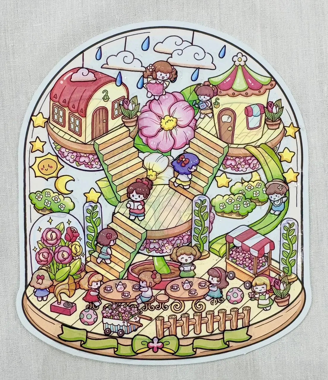 3D Miniature Cozy Sticker Kit
