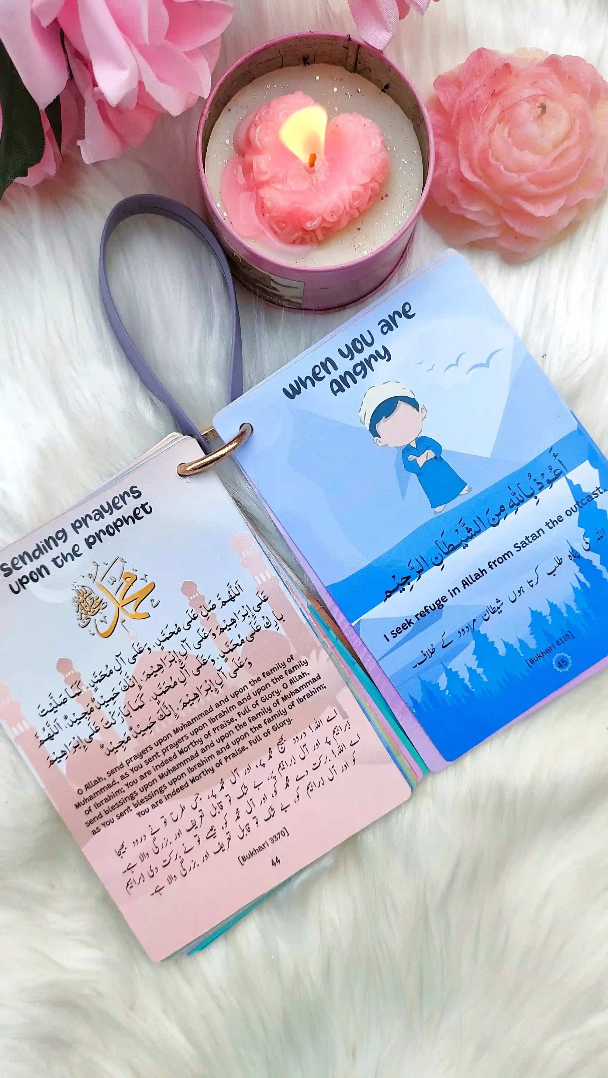 Dua Cards - Pack of 30 Cards | Daily Dua for Kids in English / Urdu