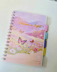 Pastel spiral notebook