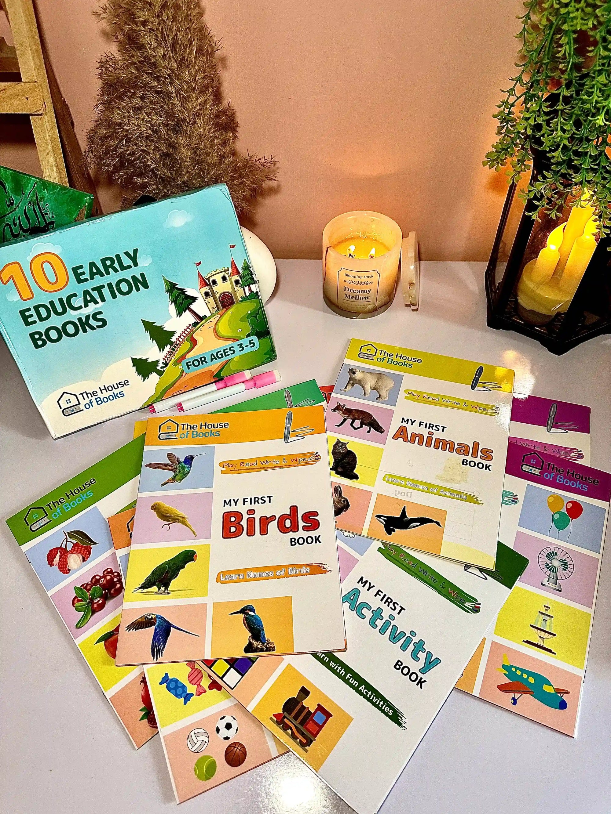 10 Write &amp; Wipe Children Books Set