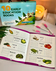 10 Write & Wipe Children Books Set