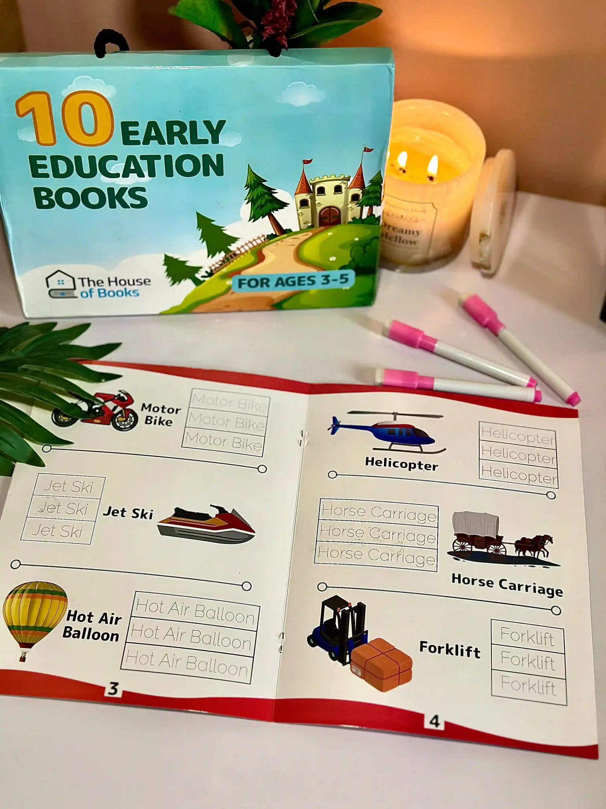 10 Write &amp; Wipe Children Books Set